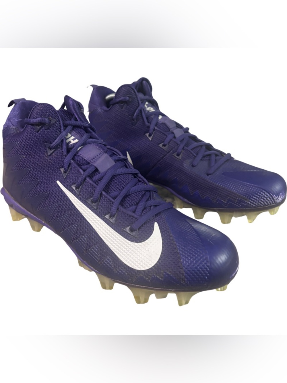 Nike Alpha Menace Pro Low TD Football Cleats Purple Black 922813-515 Size 11.5